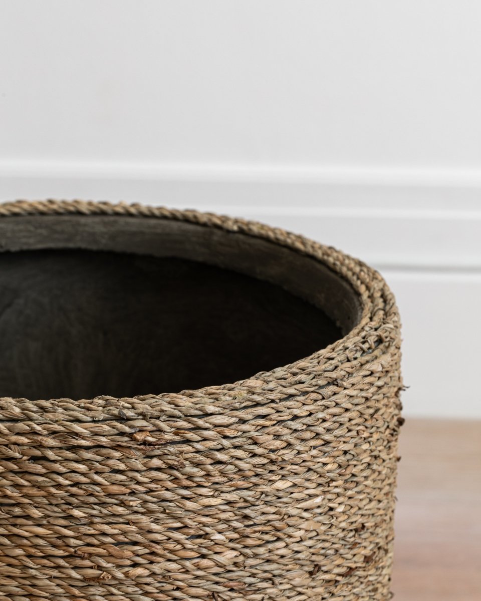 Woven Straw Indoor Planter - Plant Drop